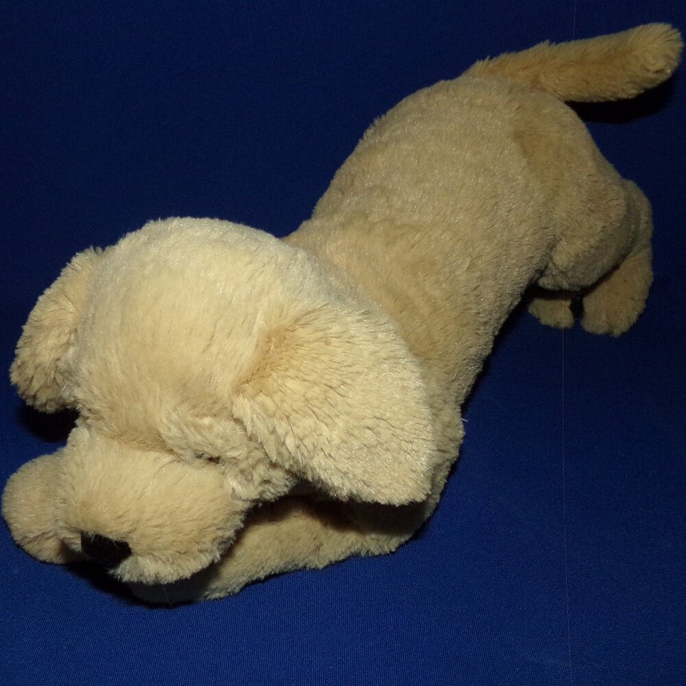Plush Stuffed Soft Fur Golden Retriever Puppy Dog Toy - Eco-Friendly